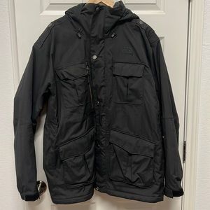 Great condition, North Face ski jacket, charcoal gray